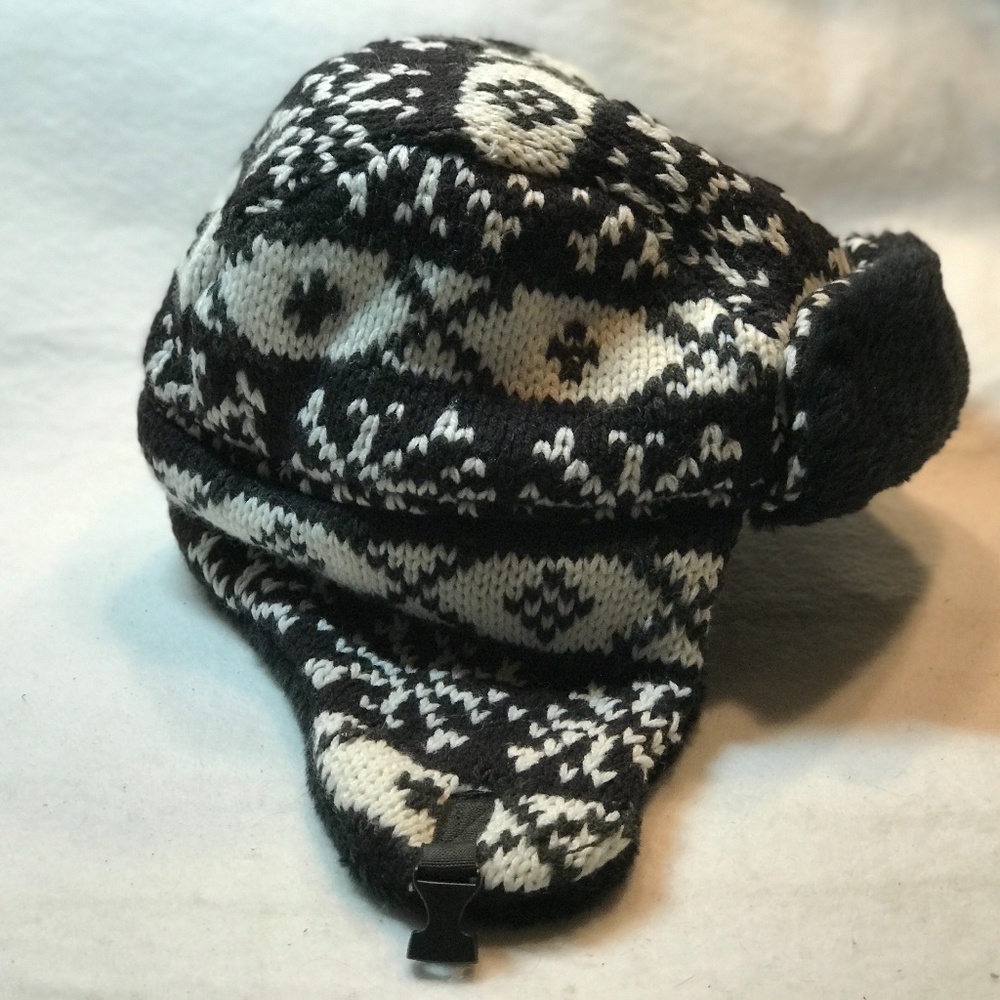 Denver Hayes Quilted Hat with Buckle  Ear Straps